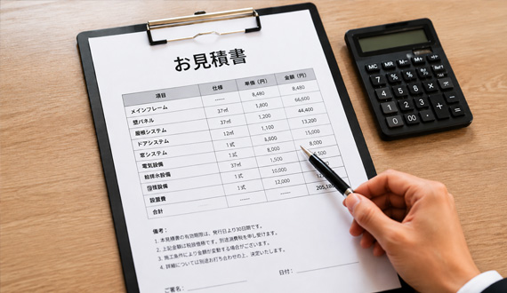 鋼材仕入の様子画像